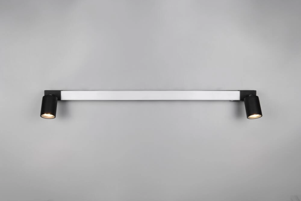 Spiegellamp Enrico 90cm - zwart Trio 4017807615654