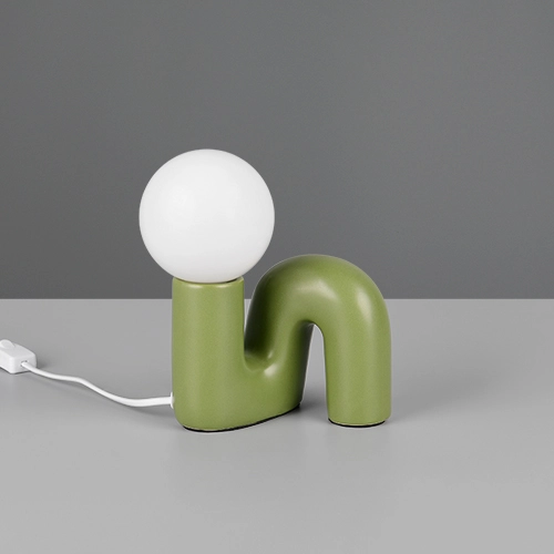 Tafellampje Quinn groen Trio 4017807682281