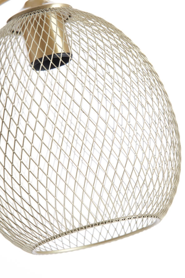 Gouden tafellamp Moroc Ø 20cm Light & Living 8717807686420