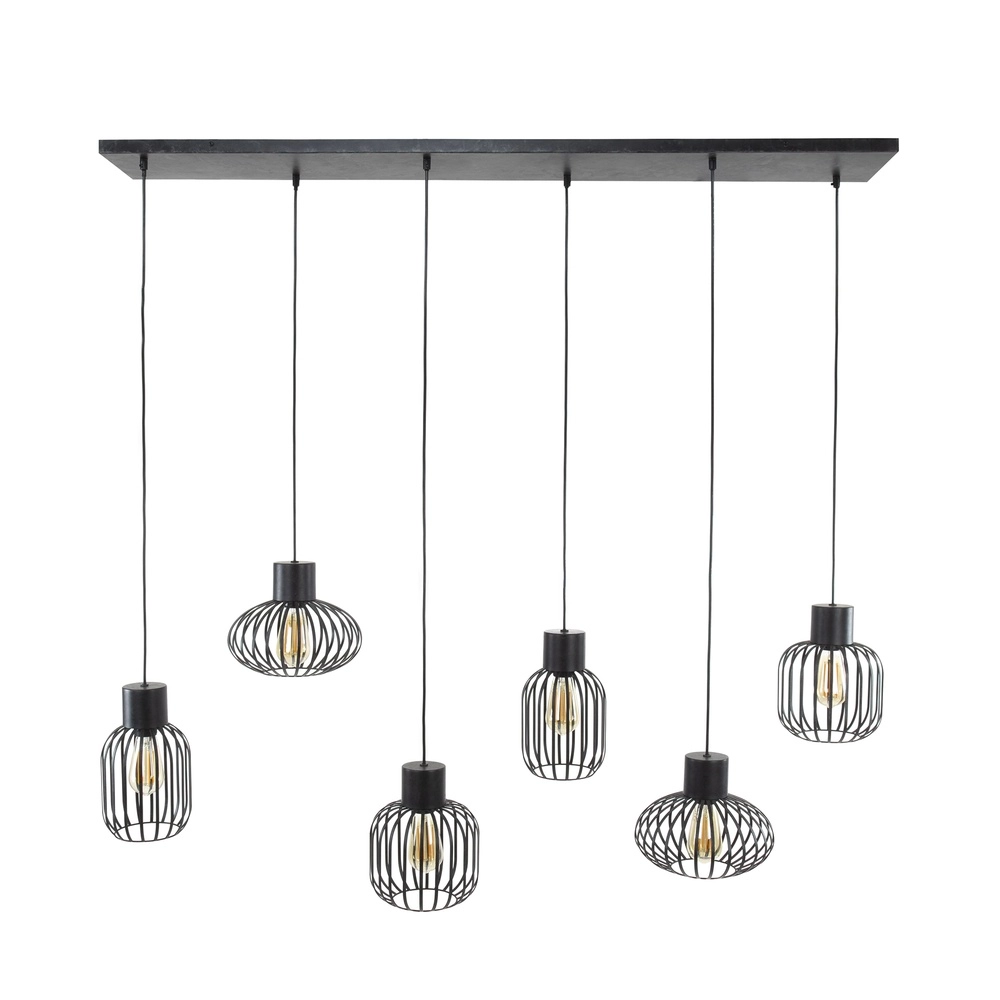 5L draad hanglamp Mix E27 - zwart Lyora 8716803512146