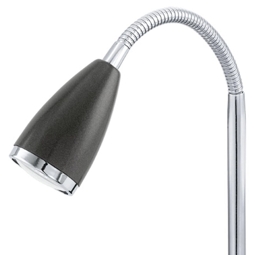 Bureaulamp Fox antraciet met chroom Eglo 9002759928735
