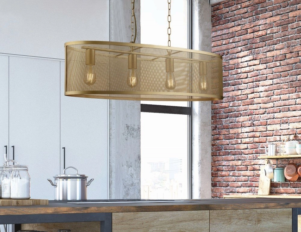 Hanglamp Fishnet 4-lichts Searchlight 5053423134369