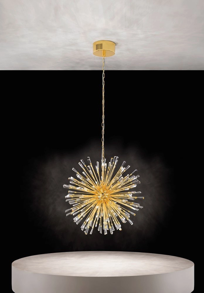 Design hanglamp Vivaldo 1 68cm goud Stars of Light 9002759392550