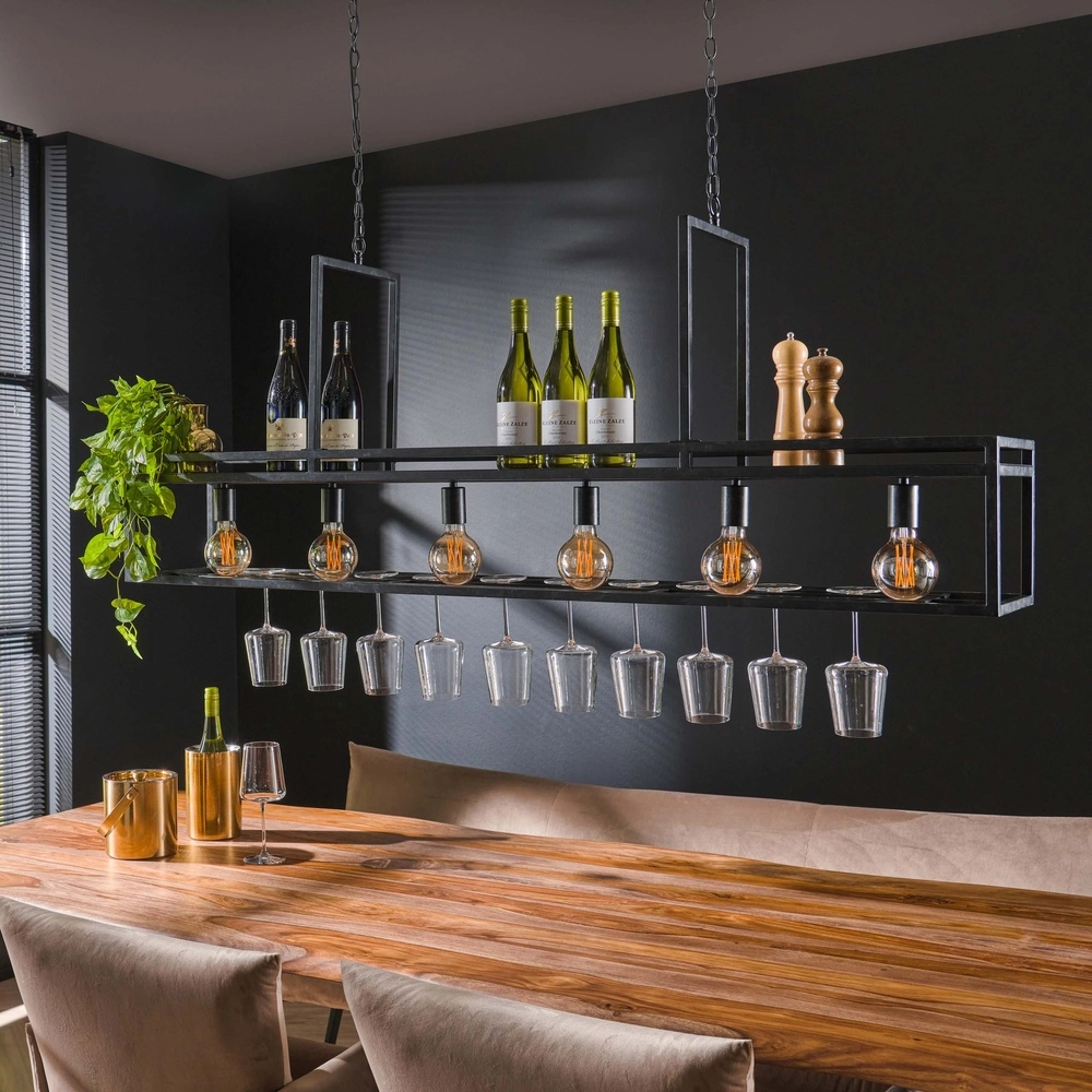 Keuken eiland hanglamp Decorate 160cm - charcoal Lyora 8716803512542