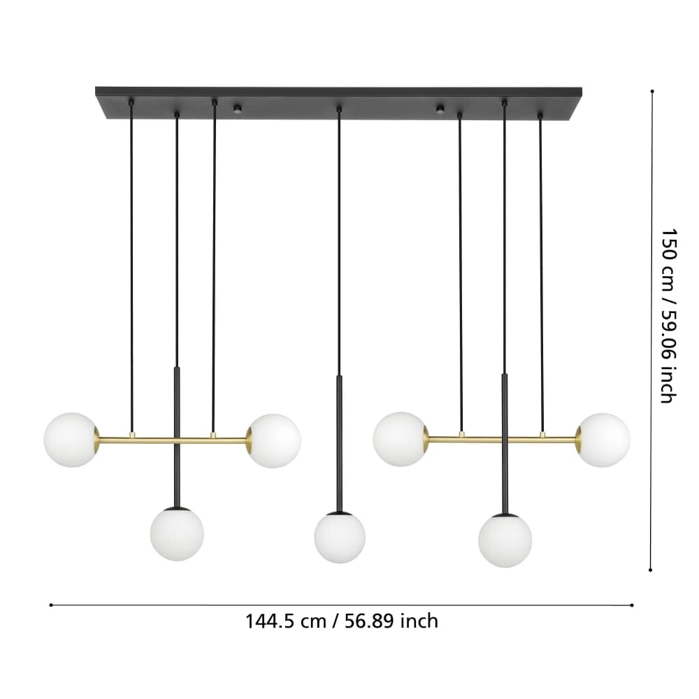 Design hanglamp Paz 145cm Stars of Light 9008606238842