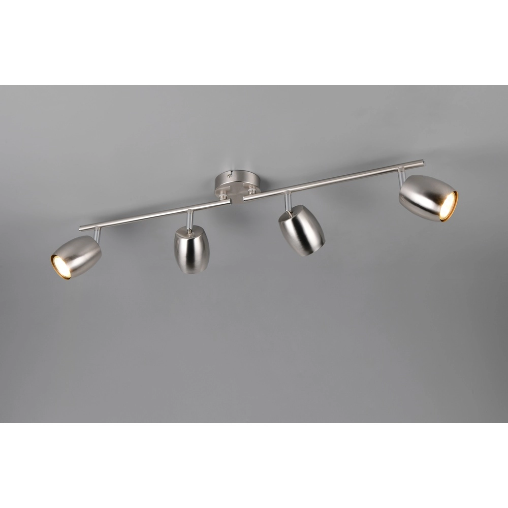 Plafondlamp Nancy 4-lichts nikkel Trio 4017807657029