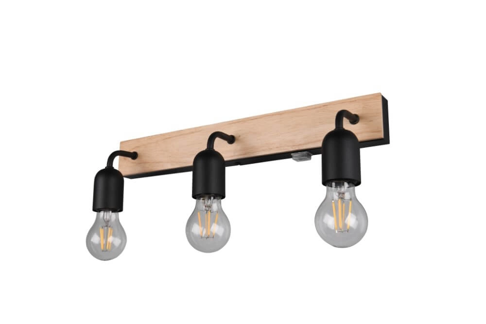 Landelijke badkamer wandlamp Arturo 3x E27 Trio 4017807615685