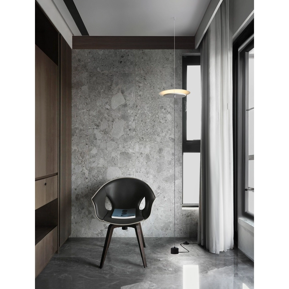 Design vloerlamp Olos Ø 35cm wit Lyora 5212017457011