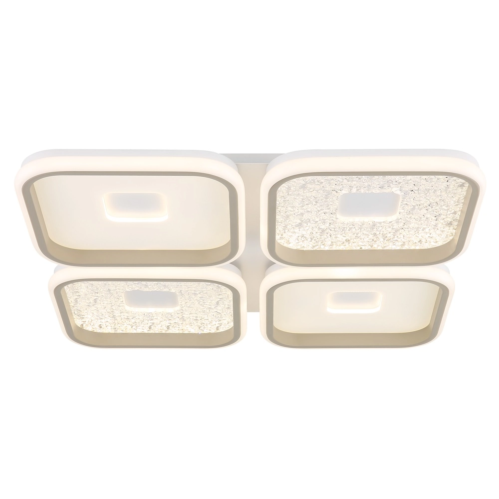 Moderne plafondlamp Mosaiko 54 x 54cm zand bruin Globo 9007371572762