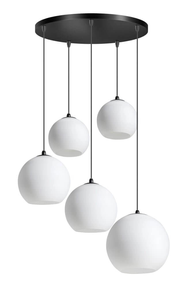 Grote vide hanglamp Orb Opal
