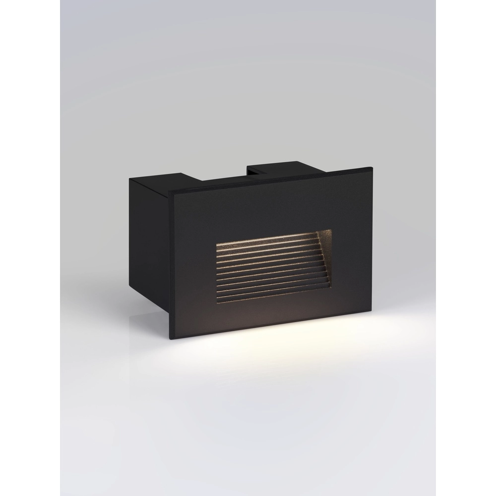 Inbouwlamp Polka 12cm zwart