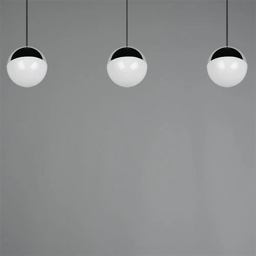 3-lichts hanglamp Senta chroom Trio 4017807685831