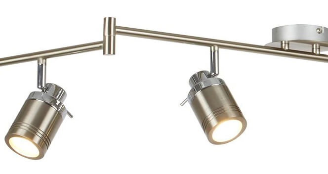 Led opbouwspot Samson 6-lichts Searchlight 5053423096803