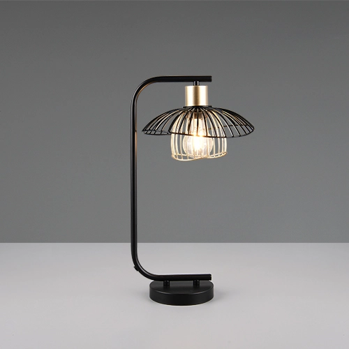 Tafellamp Lauris zwart Trio 4017807678123