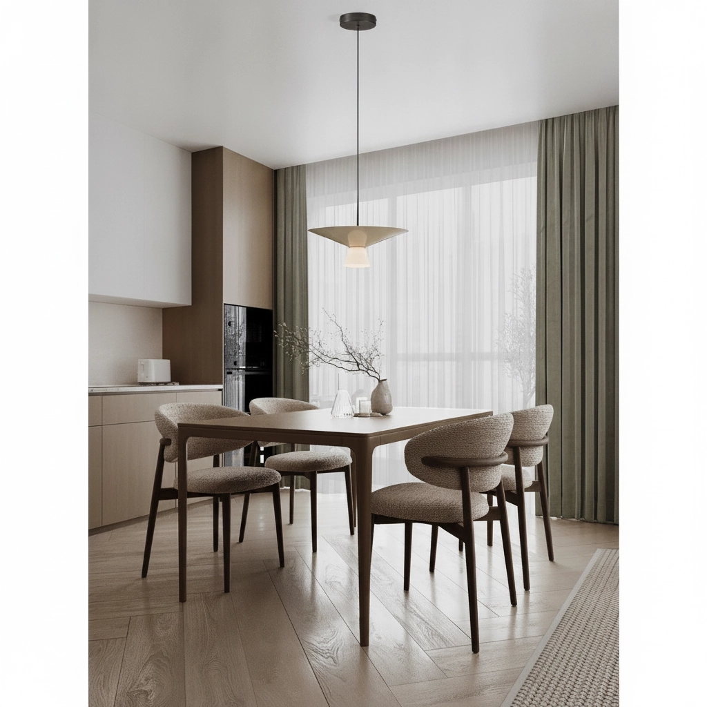 Design hanglamp Baris wit met grijs Ø 38cm