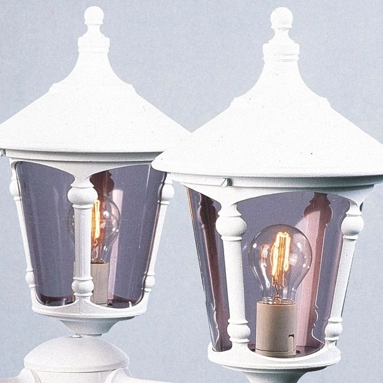 Klassieke lantaarnkap Virgo 3-lichts wit KonstSmide 7318305732506