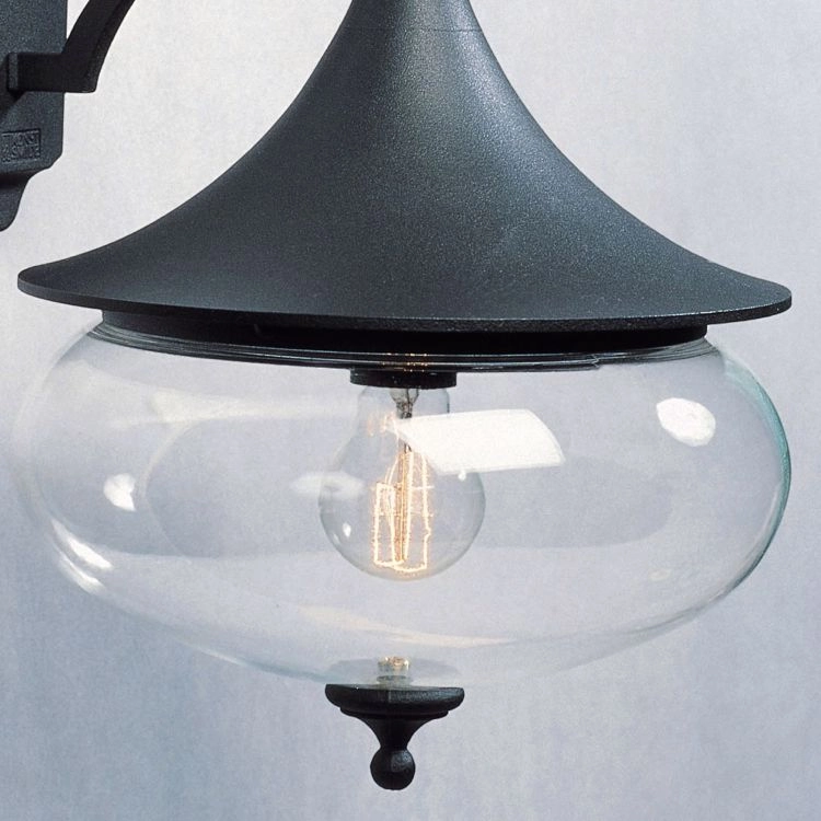 Wandlamp Libra klassiek 40cm mat zwart KonstSmide 7318305817500