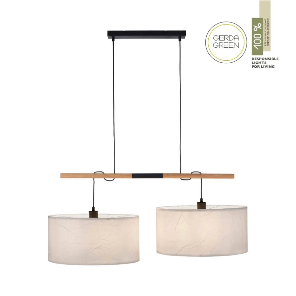 Witte hanglamp Green Sofie duo Just Light 4043689995003