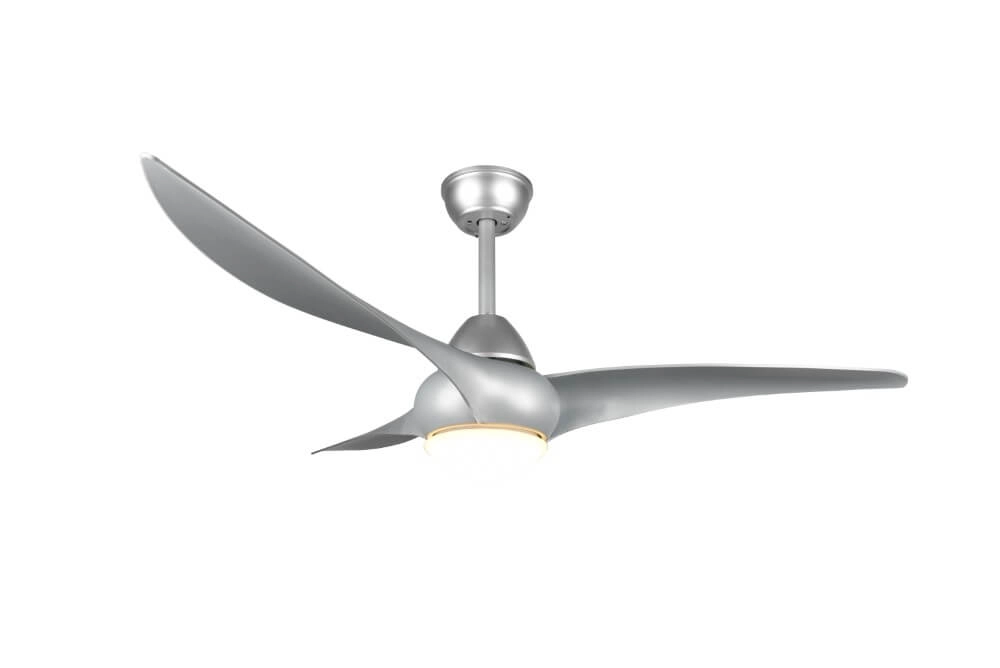 Plafondventilator met lamp Alesund titaan