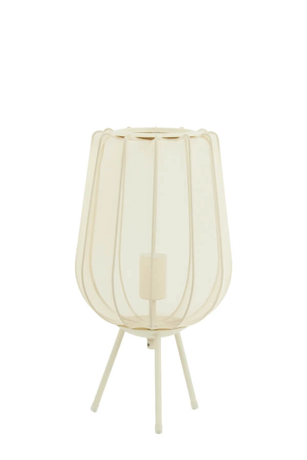 Japandi tafellamp Plumeria crème Ø 25cm Light & Living 8717807651336