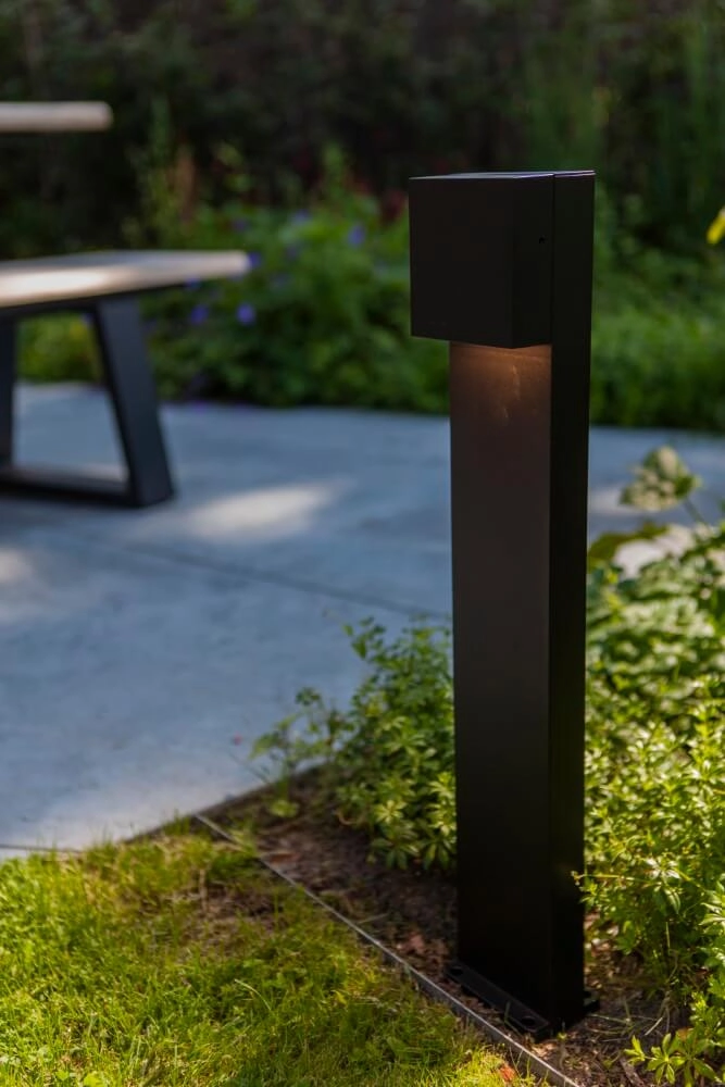 Staande tuinlamp Gemini Xf zwart Lutec 6939412070247