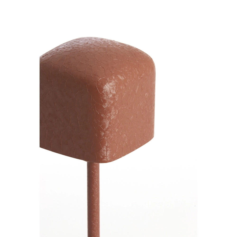 Nachtkastlamp Elenie 13x13cm - mat donker oranje Light & Living 8717807818692