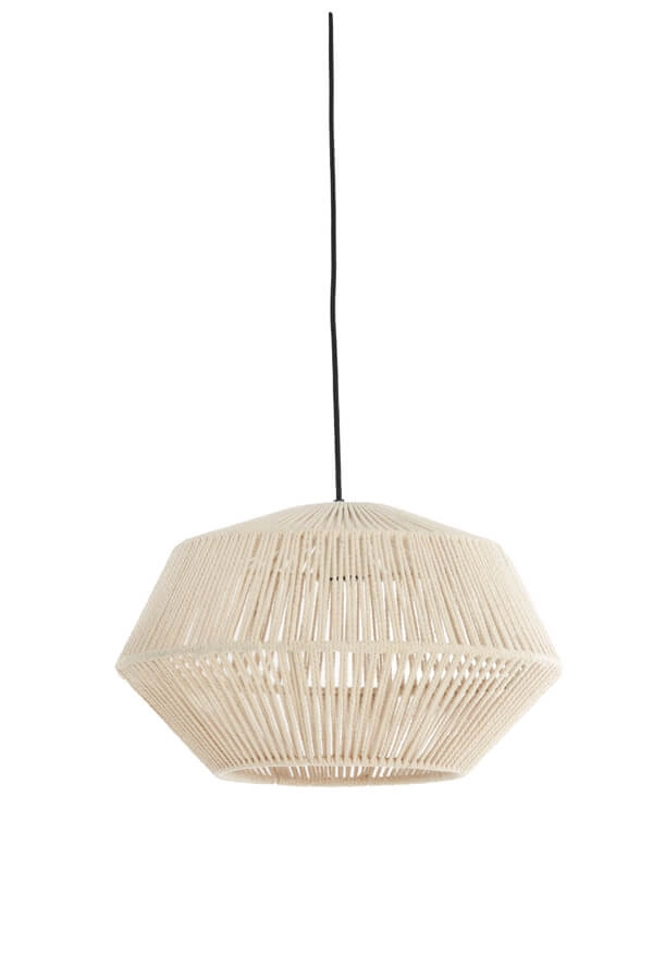 Scandinavische hanglamp Deya crème Ø 40cm Light & Living 8717807744922