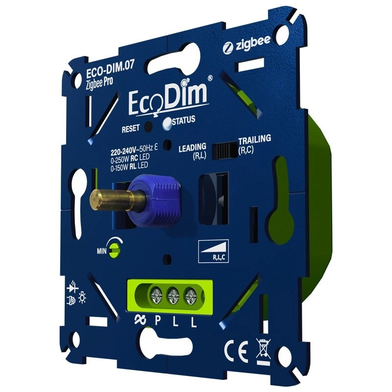 Ecodim Pro Led dimmer 0-250W Zigbee Beslight 8719322372895