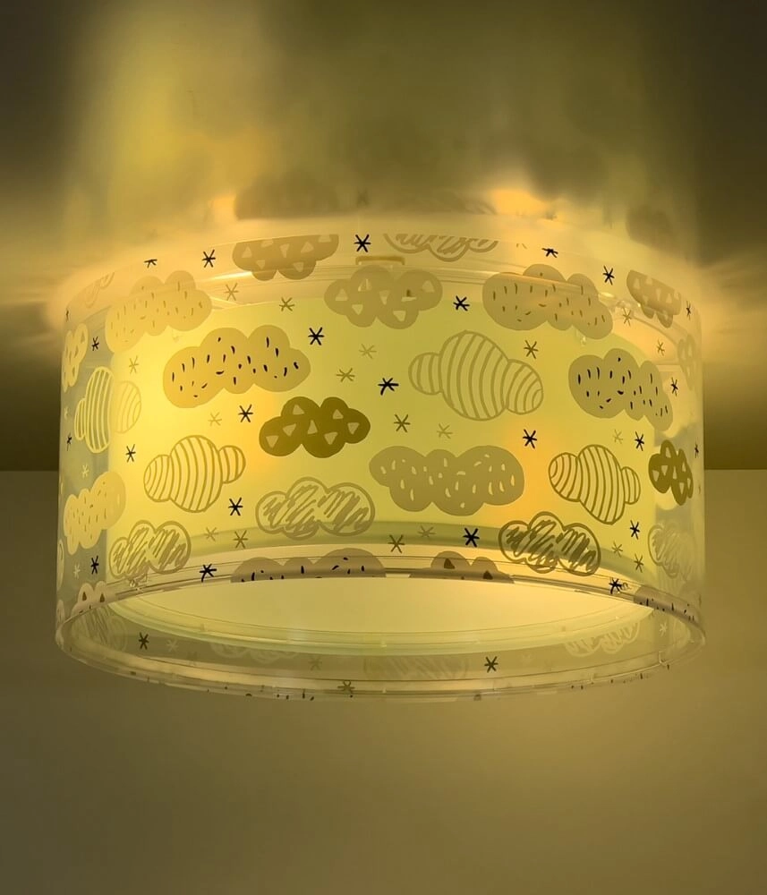 Wolken plafondlamp Clouds groen Dalber 8420406001623