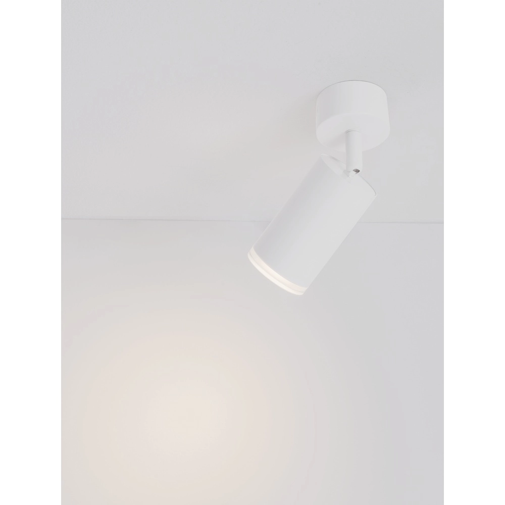 Opbouwspot Mao enkel wit