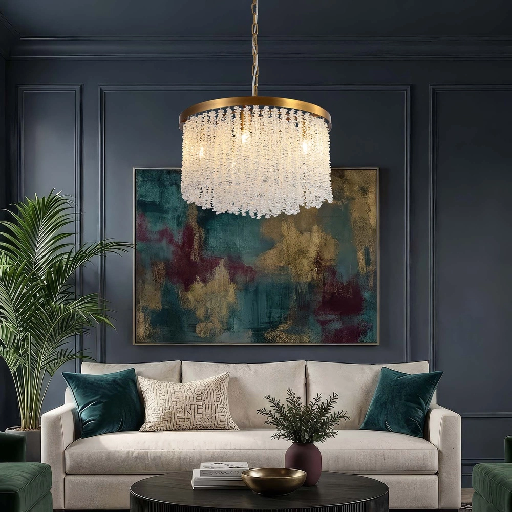 Kroonluchter Bella brons Ø 50cm Searchlight 5,05342E+12