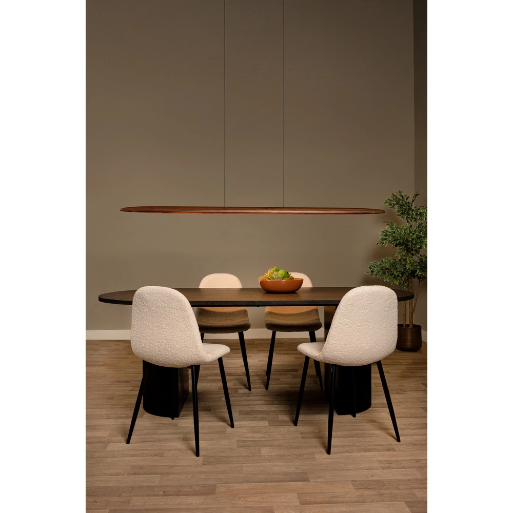 Houten hanglamp Langholt 180cm Lucide Vibes 5411212011060