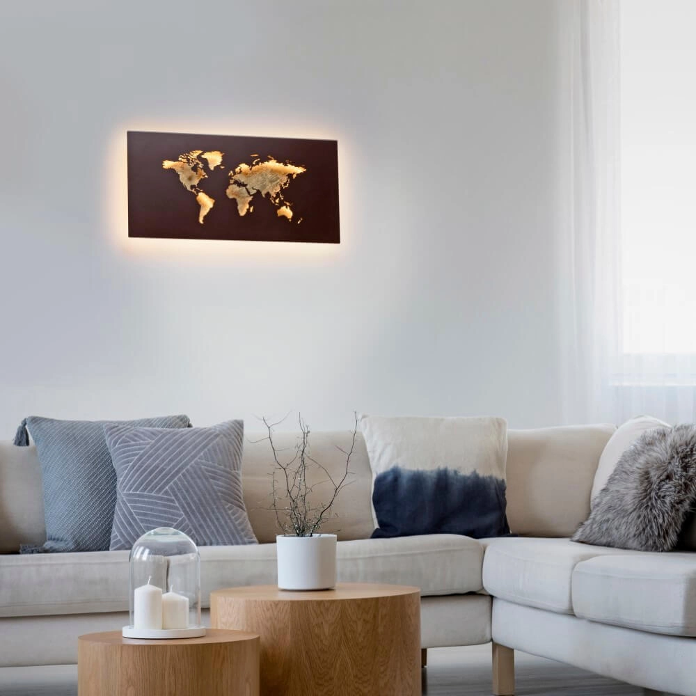 Wandlamp Map roest bruin Paul Neuhaus 4012248376034