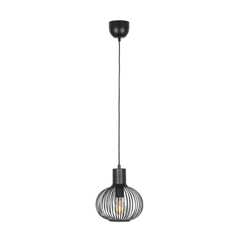 Draad hanglamp Gila Ø 23cm - zwart