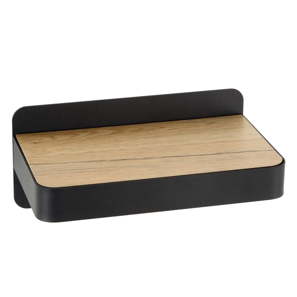 Bedlampje Atkin met USB oplaadpunt zwart Lucide 5411212770820