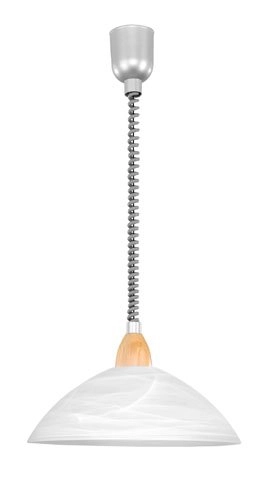 Hanglamp Lord 2 wit met houtbruin Eglo 9002759870096