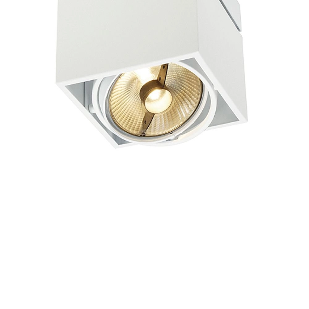 Vierkante plafondspot Kardamod Surface Square ES111 wit SLV 4024163131681