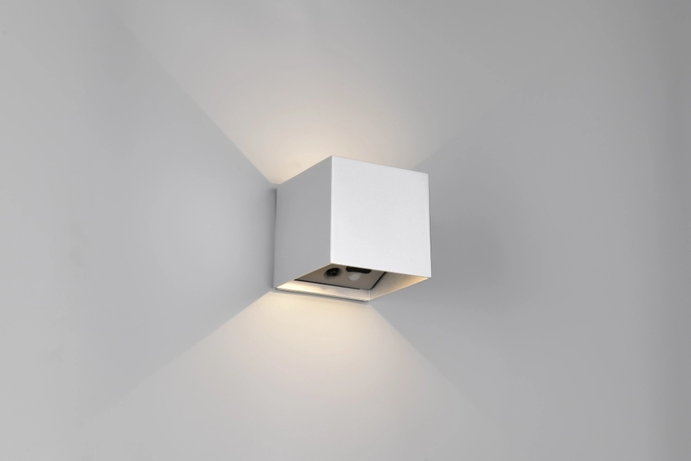 Wandlamp oplaadbaar Genie zilvergrijs met sensor