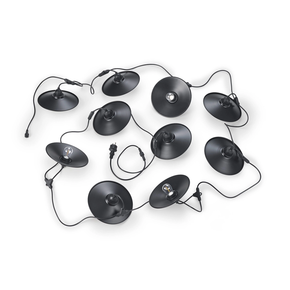 Lichtslinger Chain zwart 10 lampjes Trio 4017807650648