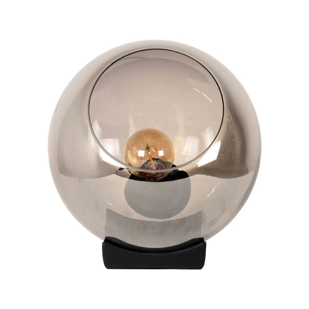 Tafellamp Firo met smoke glas - Ø 15cm Label51 8720195418993