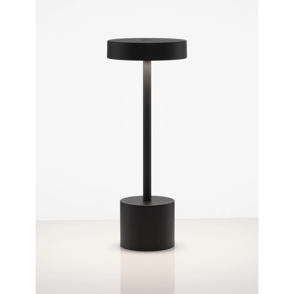 Design tafellamp Fumo oplaadbaar zwart Design tafellamp Fumo oplaadbaar zwart