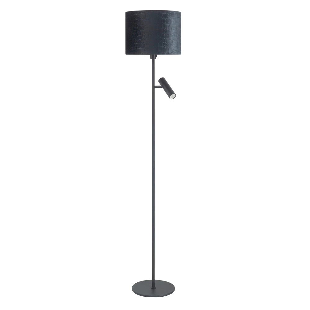 Landelijke vloerlamp Trend zwart