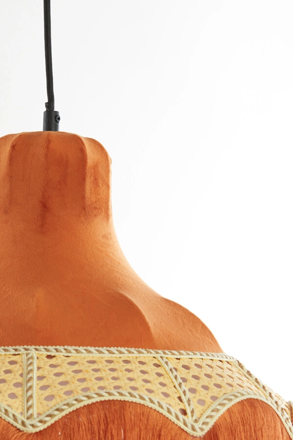 Tiffany hanglamp Mizia oranje Ø 40cm Light & Living 8717807758523