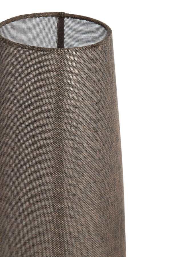 Bruine tafellamp Howie hout Ø 19cm Light & Living 8717807759445