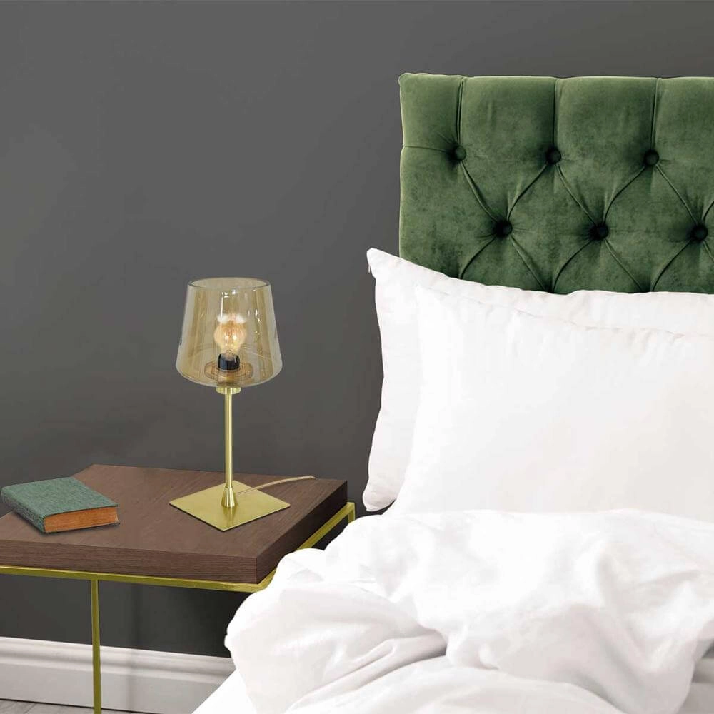 Strakke tafellamp Ancilla goud Steinhauer 8712746171044