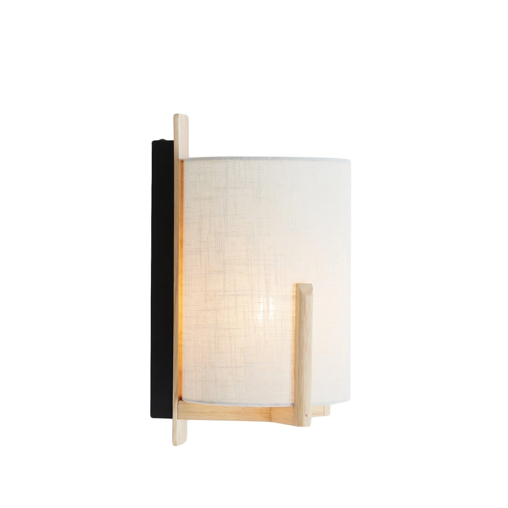 Danish design wandlamp Litto naturel met linnen Light & Living 8717807792756