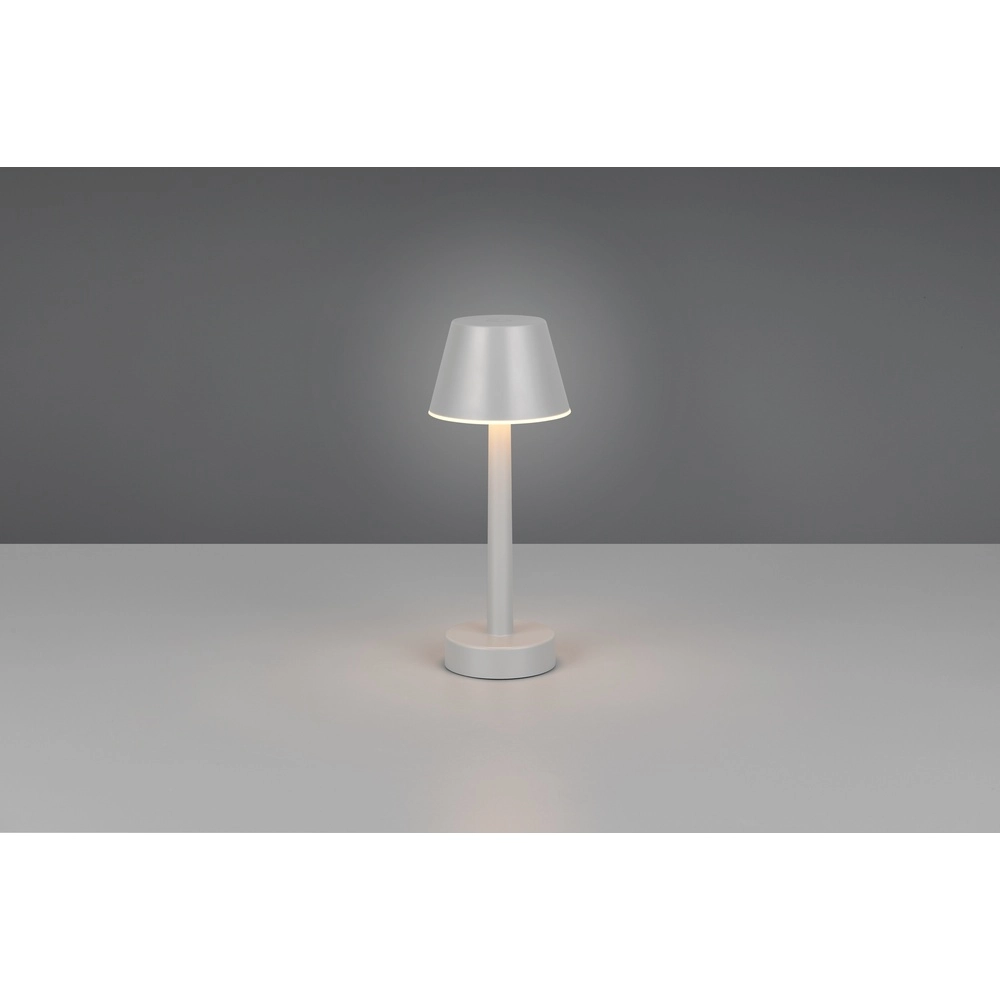 Oplaadbare tafellamp Vidal grijs Trio 4017807644845