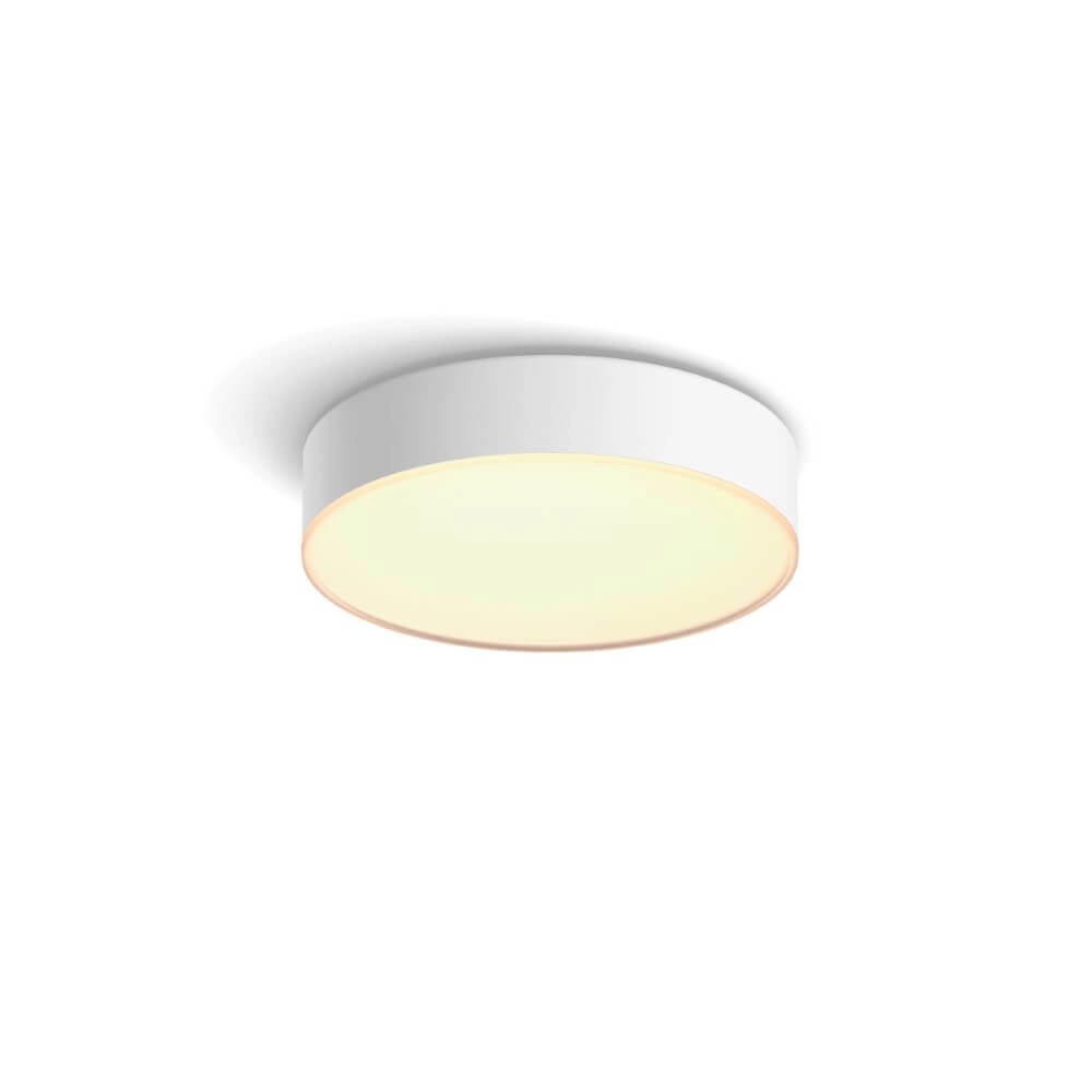 Plafondlamp Hue Enrave S - White Ambiance Ø 26,1cm wit Philips 8718696176412