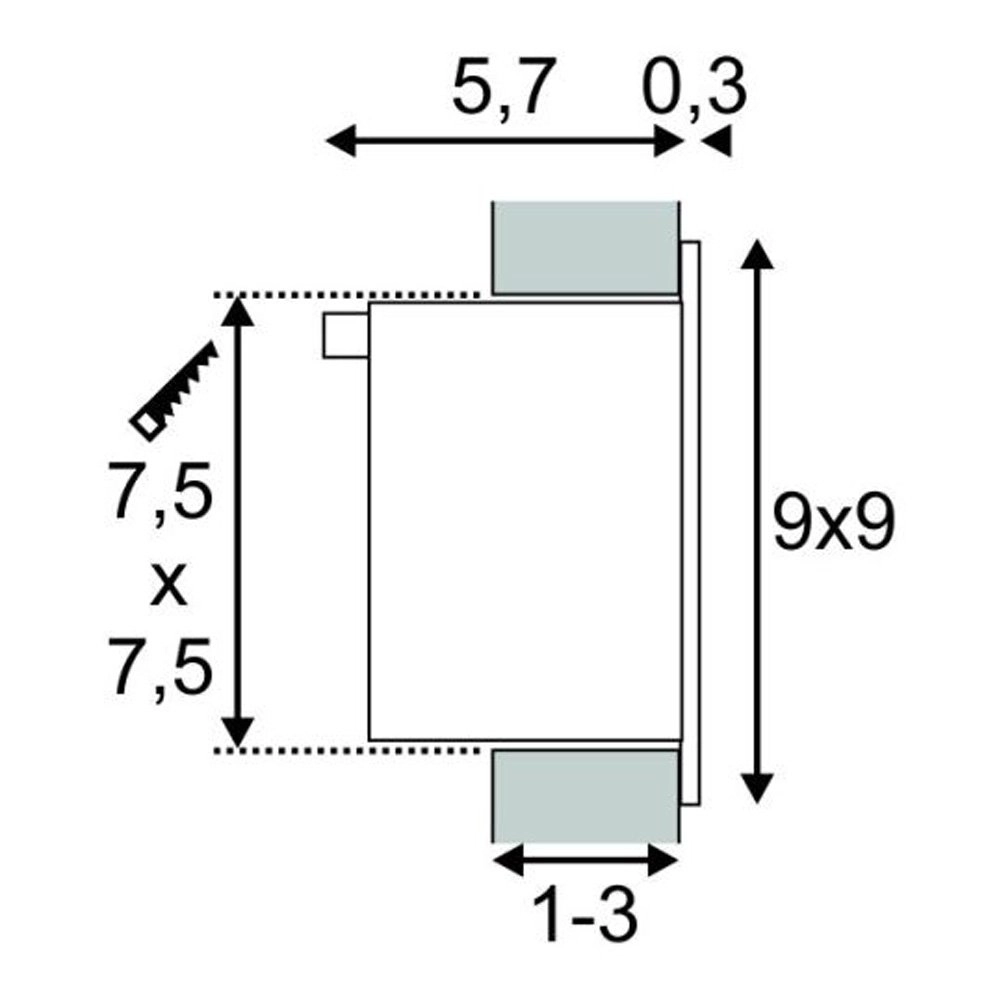 Plafondlamp Frame Basic SLV 4024163112062