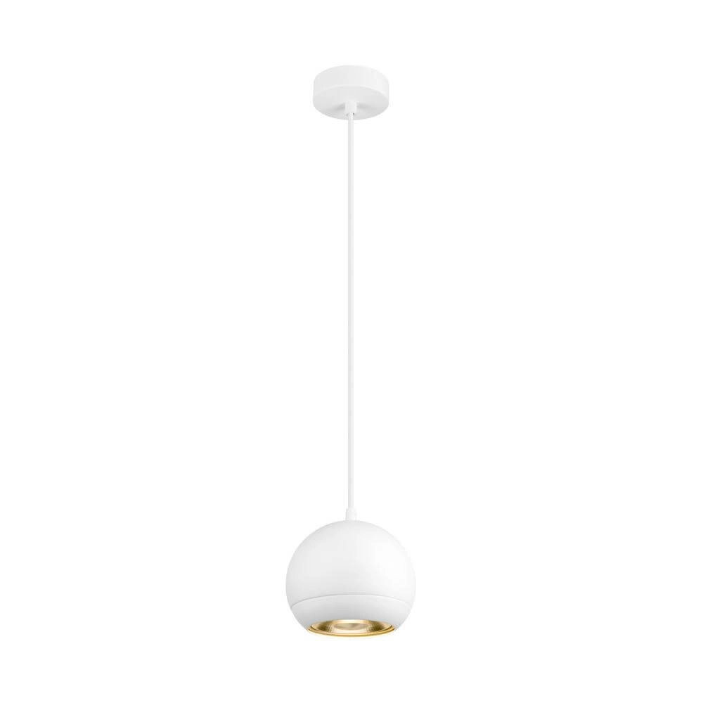 Strakke hanglamp Light Eye 150 wit Ø 15cm